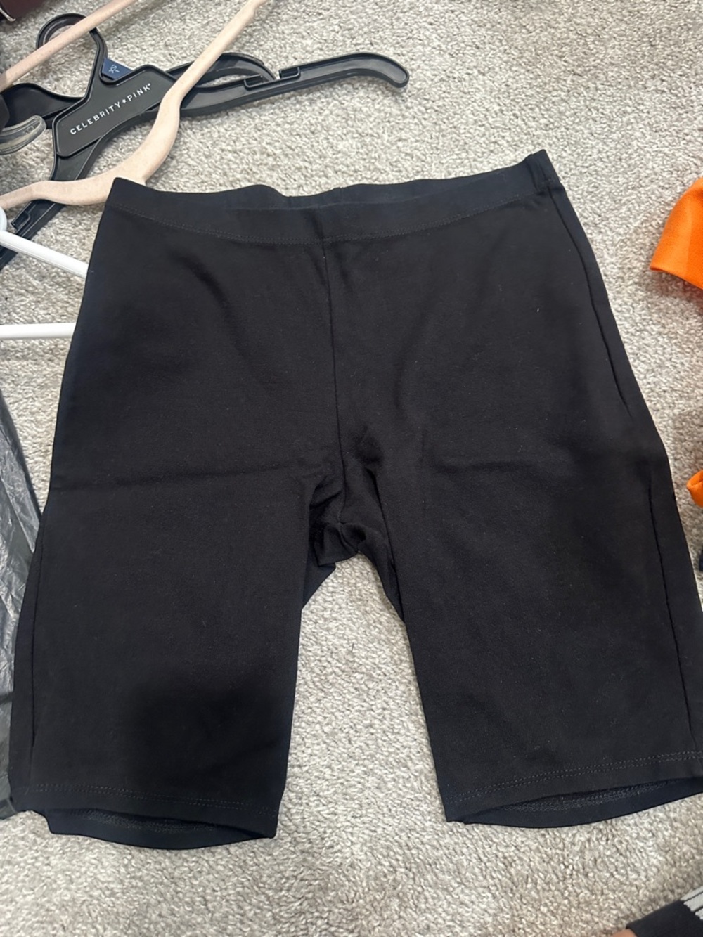 Women's Black Athletic Bike Shorts